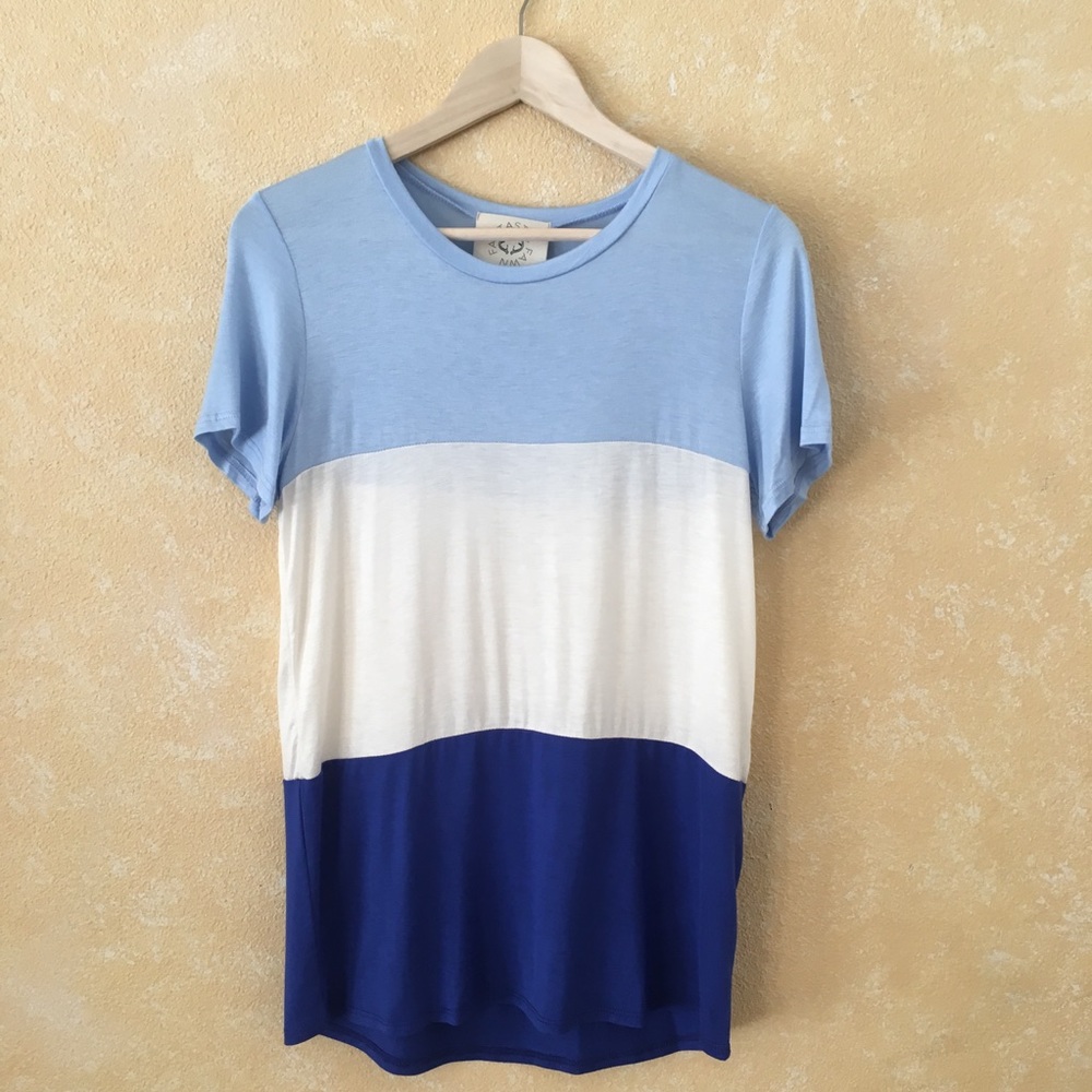 Adorable Color Block Top